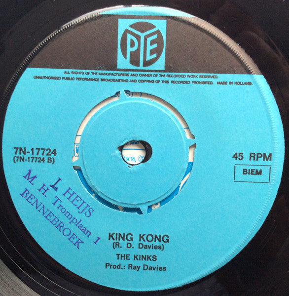 The Kinks : Plastic Man (7", Single)