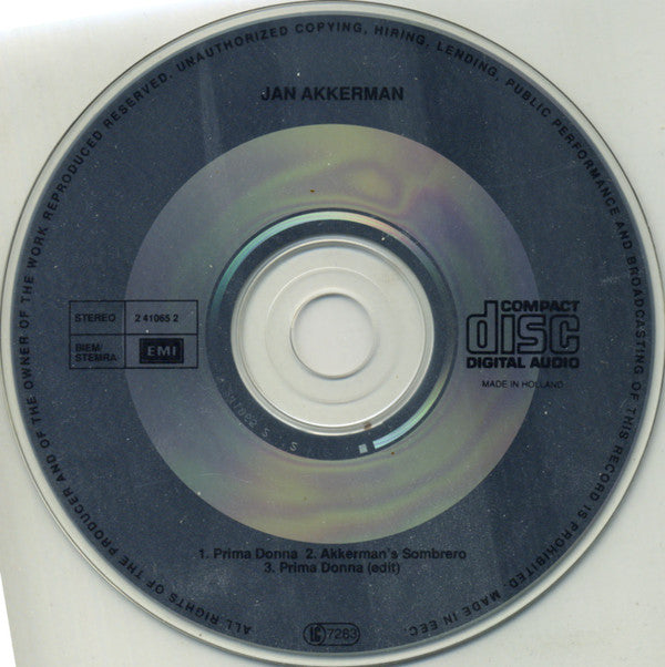 Jan Akkerman : Prima Donna (CD, Single)