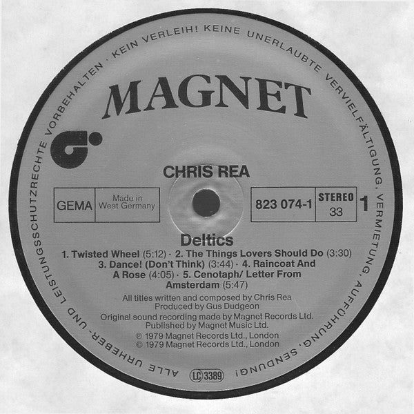 Chris Rea : Deltics (LP, Album, RE)