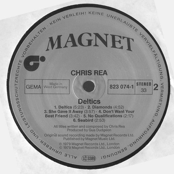 Chris Rea : Deltics (LP, Album, RE)