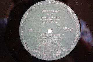 Johnnie Pate Trio : The Johnnie Pate Trio (LP, Album, RE)