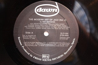 Mat Mathews : The Modern Art Of Jazz By Mat Mathews  (Vol.2) (LP, Album, RE)