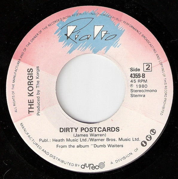 The Korgis : Everybody's Got To Learn Sometime (7", Single)