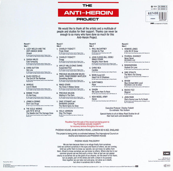 Various : The Anti-Heroin Project - It's A Live-In World (2xLP, Album)