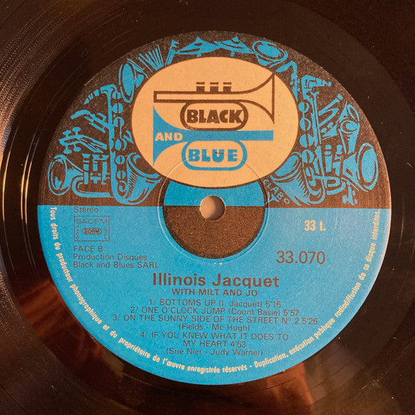 Illinois Jacquet : Illinois Jacquet With Milt And Jo (LP, Album)