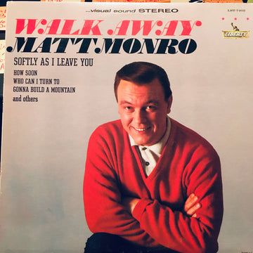 Matt Monro : Walk Away (LP, Album, Ind)