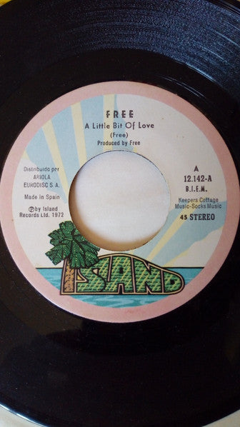 Free : A Little Bit Of Love (7", Single)