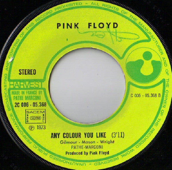 Pink Floyd : Money (7", Single, Fli)