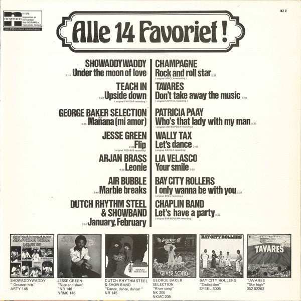 Various : Alle 14 Favoriet (LP, Comp)