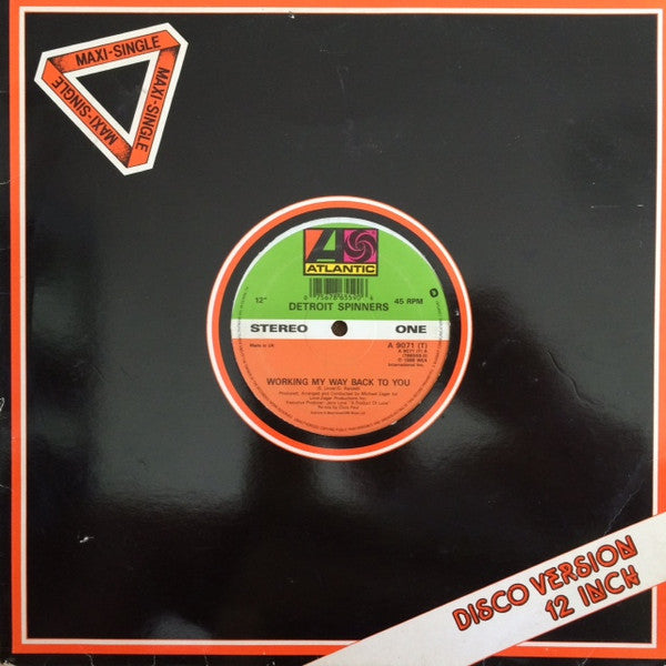 Spinners : Working My Way Back To You (12")