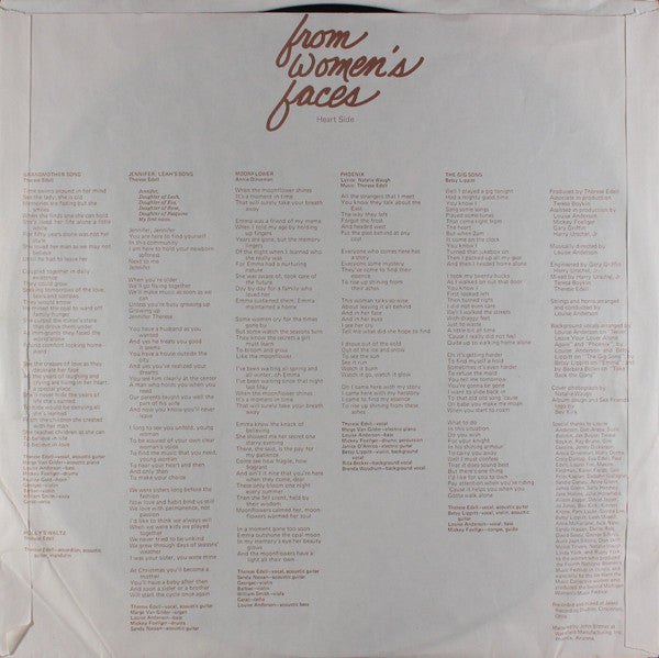 Therese Edell : From Women's Faces (LP, Album)