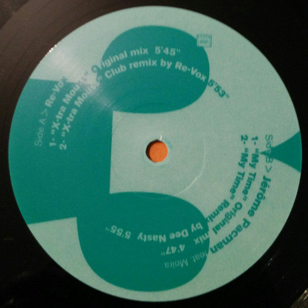 Re-Vox / Jérôme Pacman Feat. Moïra Conrath : X-tra Mouss / My Time (12")