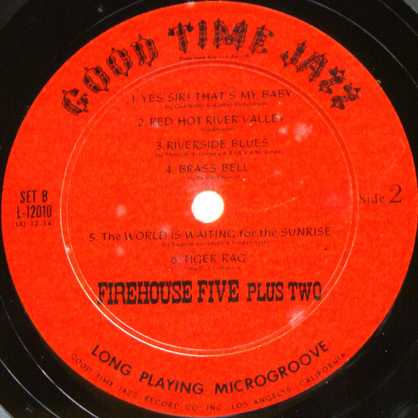 Firehouse Five Plus Two : The Firehouse Five Story, Vol. 1 (LP, Comp, Mono, RM)