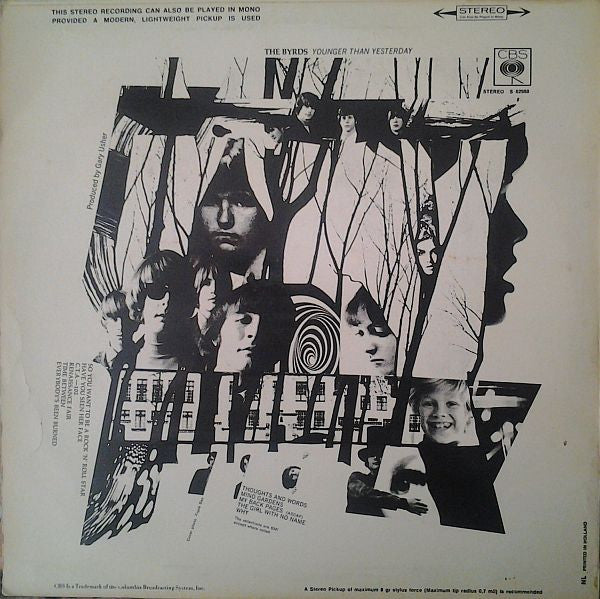 The Byrds : Younger Than Yesterday (LP, Album, RP)