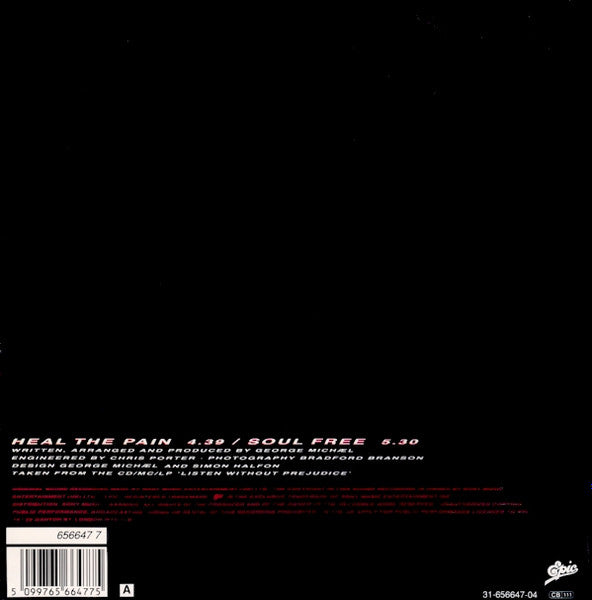 George Michael : Heal The Pain (7", Single)