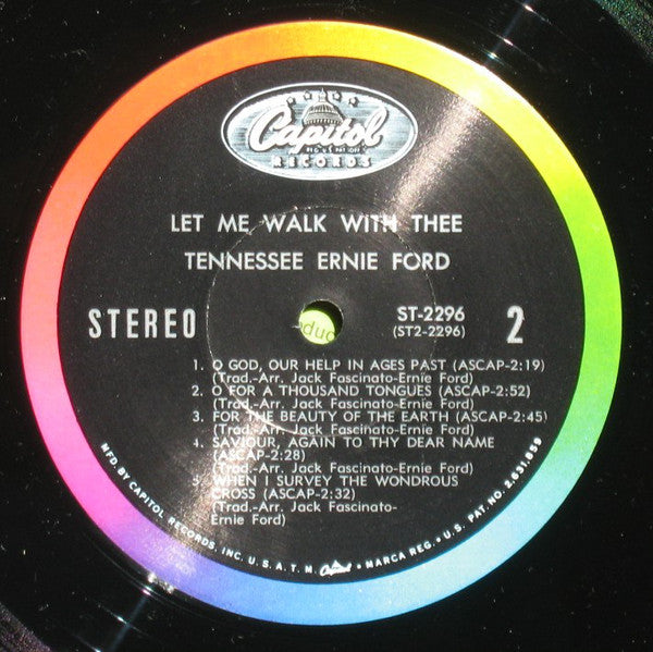 Tennessee Ernie Ford : Let Me Walk With Thee:  Tennesse Ernie Ford Sings Songs For Quiet Worship (LP, Album, Los)