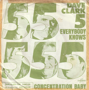 The Dave Clark Five : Everybody Knows / Concentration Baby (7", Single)