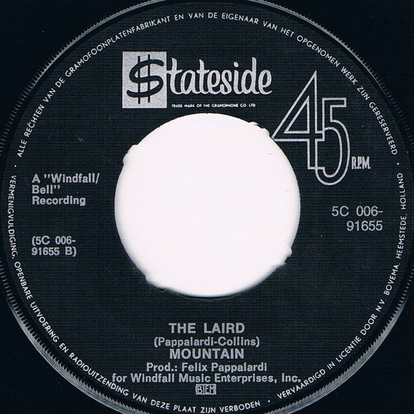 Mountain : Mississippi Queen (7", Single)