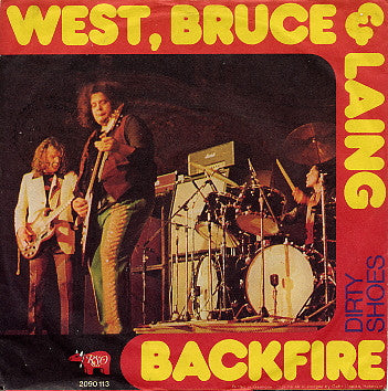 West, Bruce & Laing : Backfire (7", Single)