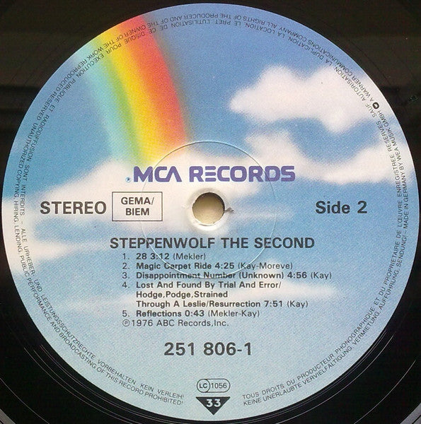 Steppenwolf : The Second (LP, Album, RE)
