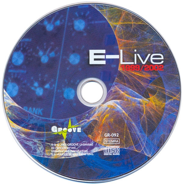 Various : E-Live 1999/2002 (CD, Comp, Ltd)
