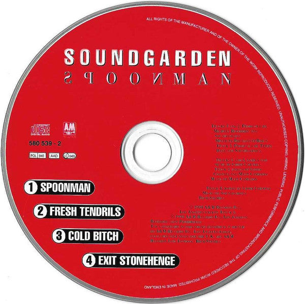 Soundgarden : Spoonman (CD, Single)