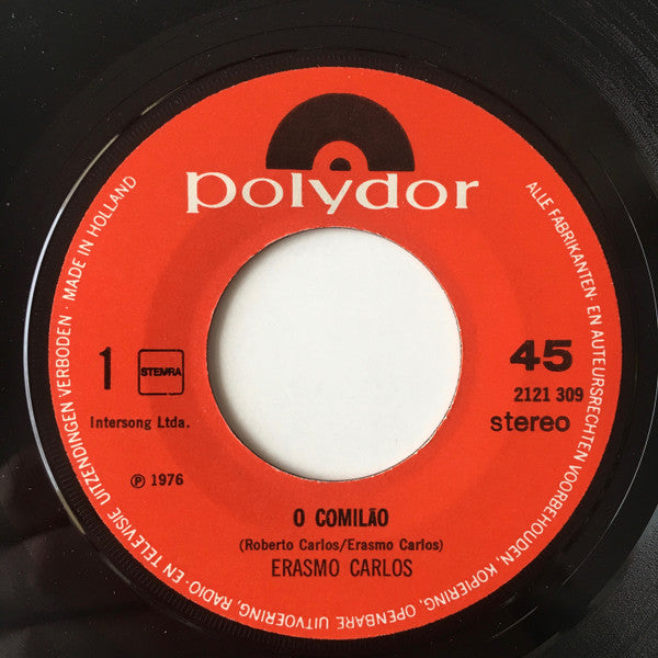Erasmo Carlos : O Comilão (7", Single)