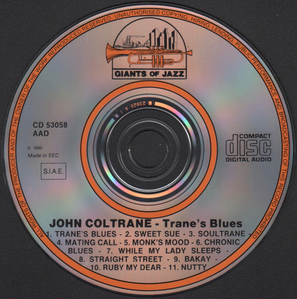 John Coltrane : Trane's Blues (CD, Comp)