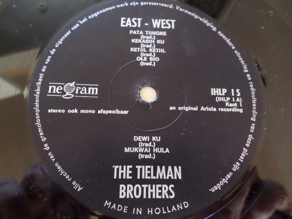 Tielman Brothers : East & West (LP, Album)