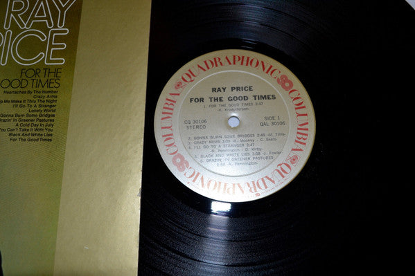 Ray Price : For The Good Times (LP, Album, Quad)