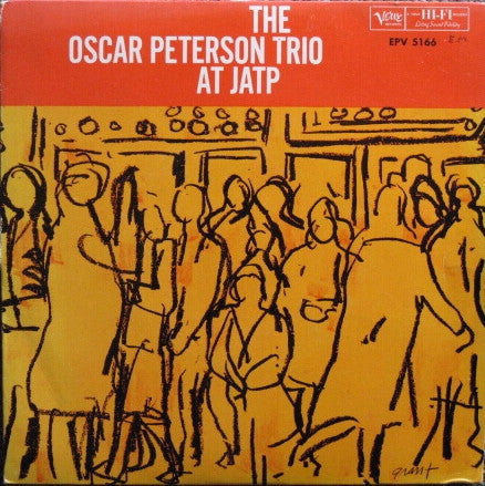 The Oscar Peterson Trio : At JATP (7", EP, Mono)