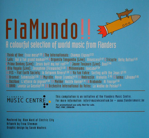 Various : FlaMundo!! - A Colourful Selection Of World Music From Flanders (CD, Comp, Promo)