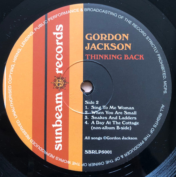 Gordon Jackson : Thinking Back (LP, Album, RE, 180)