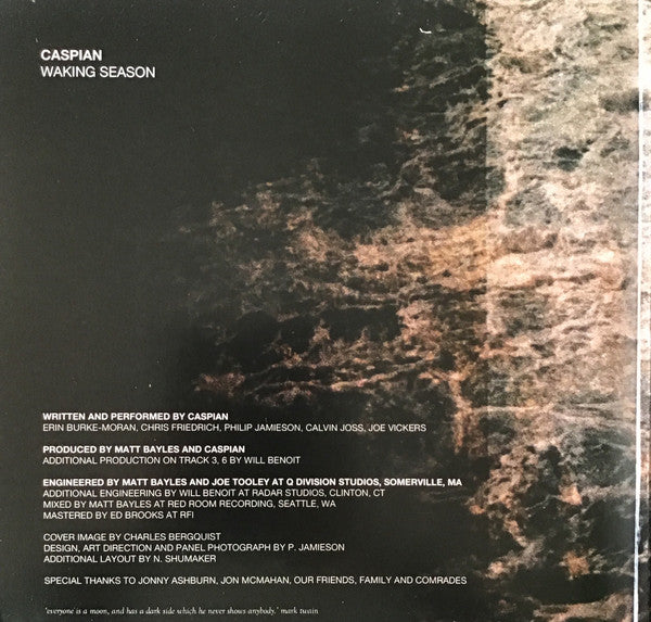 Caspian (3) : Waking Season (2xLP, Album, Cle + CD, Album)