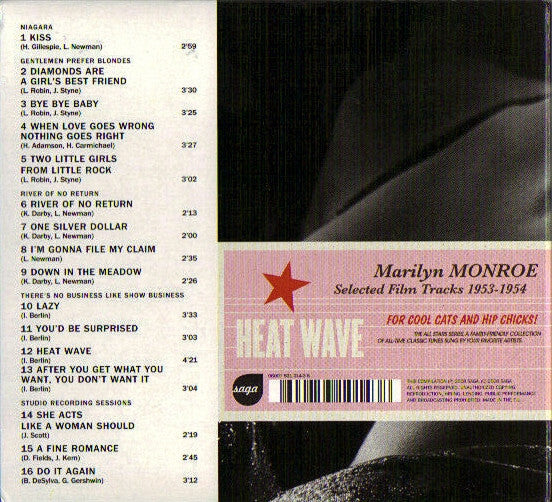 Marilyn Monroe : Heat Wave - Selected Film Tracks 1953-1954 (CD, Comp)