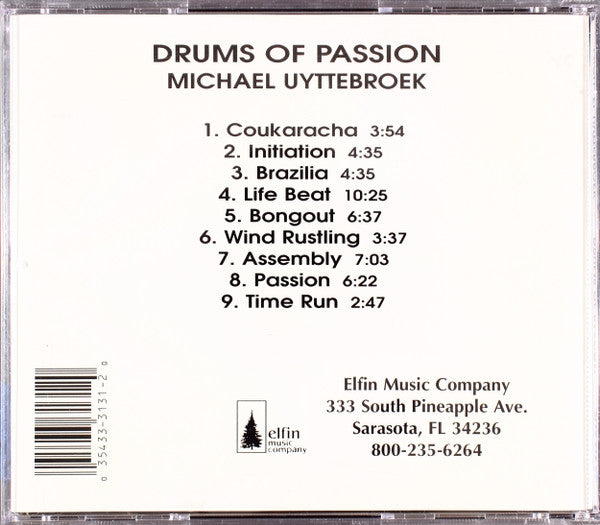 Michel Uyttebroek : Drums Of Passion (CD, Album)