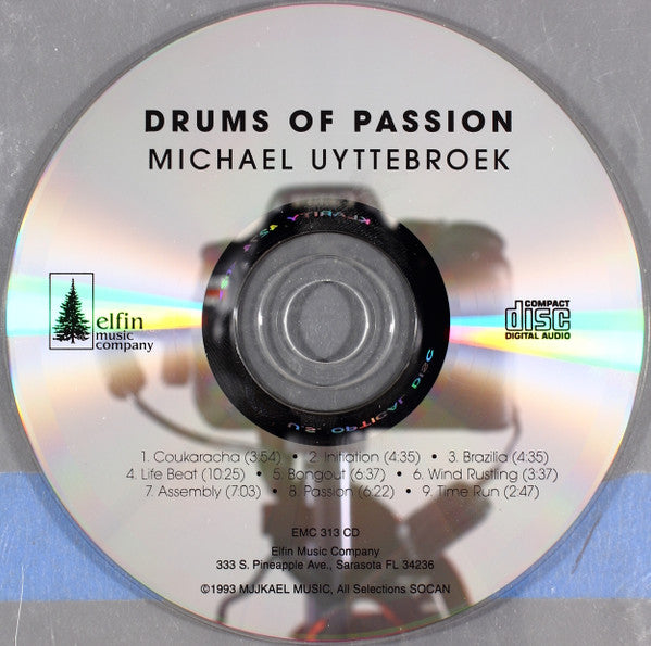 Michel Uyttebroek : Drums Of Passion (CD, Album)