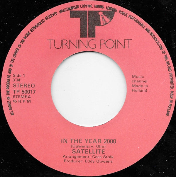 Satellite (10) : In The Year 2000 (7", Single)