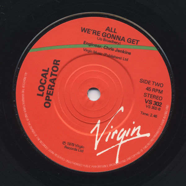 Local Operator : Law & Order (7")