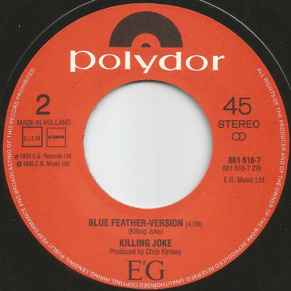 Killing Joke : Love Like Blood (7", Single)