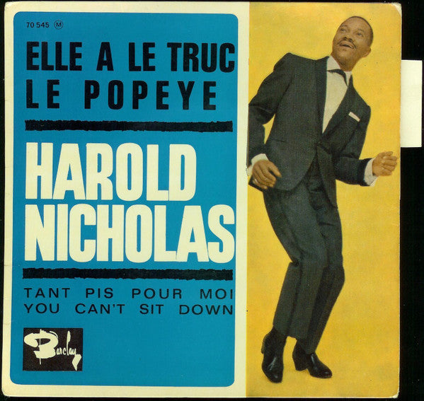 Harold Nicholas : Elle A Le Truc (7", EP)