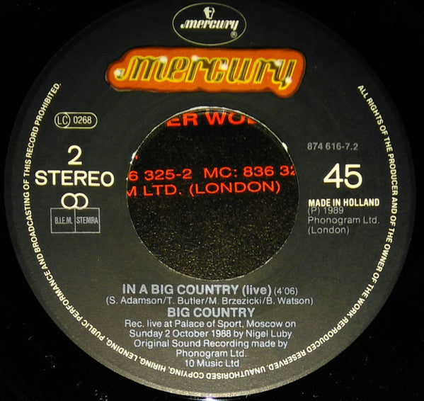 Big Country : River Of Hope (7", Single)