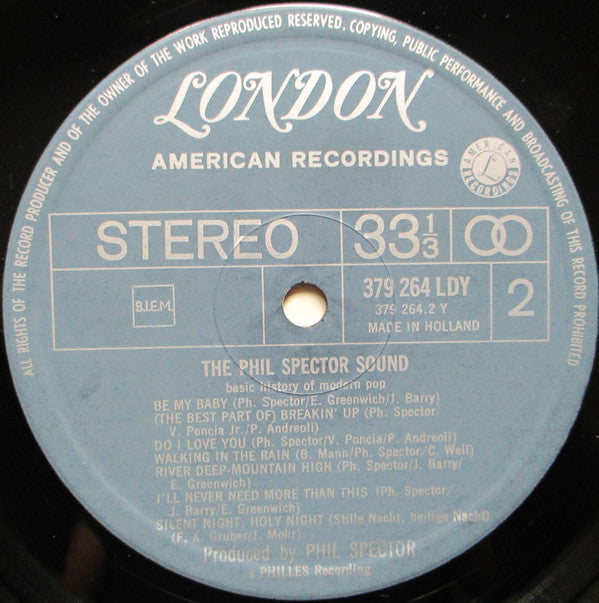 Phil Spector : The Phil Spector Sound - Basic History Of Modern Pop (LP, Comp)