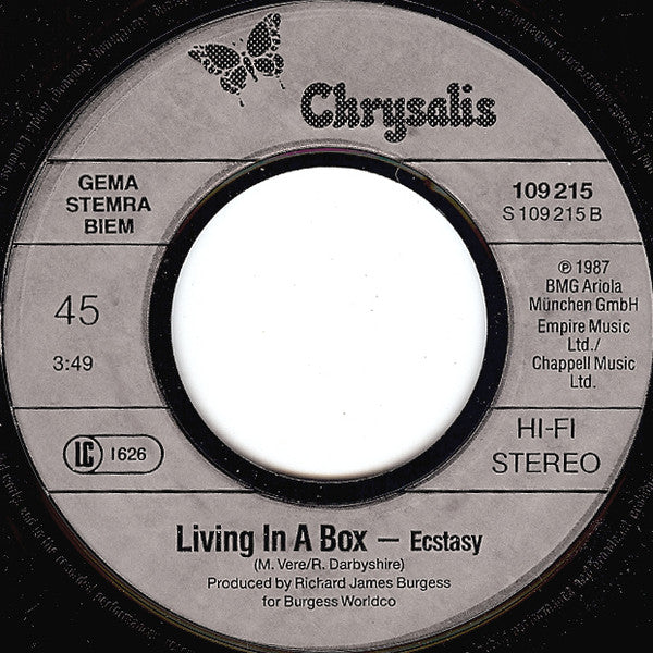 Living In A Box : Scales Of Justice (7", Single)