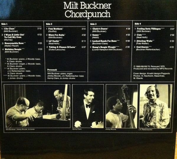 Milt Buckner : Chordpunch (2xLP, Album, Comp)