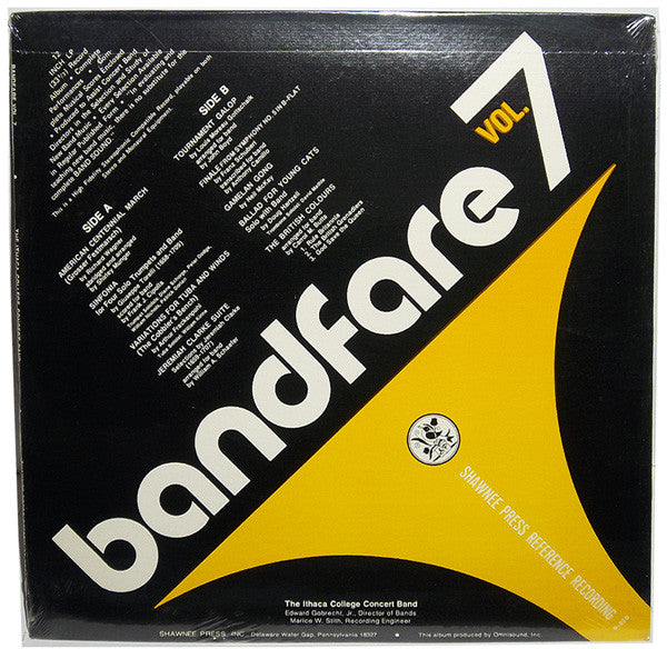 Ithaca College Concert Band : Bandfare Vol. 7 (LP, Album)