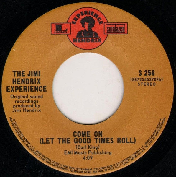 The Jimi Hendrix Experience : Come On (Let The Good Times Roll) (7", Single)