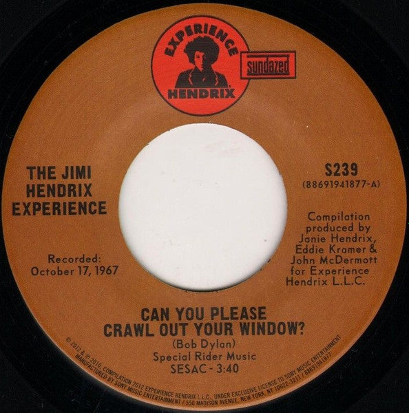 The Jimi Hendrix Experience : Come On (Let The Good Times Roll) (7", Single)
