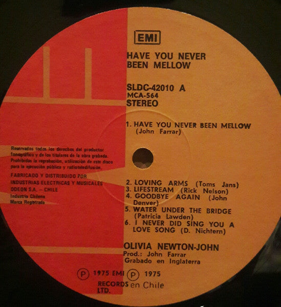 Olivia Newton-John : Have You Never Been Mellow (LP, Album)