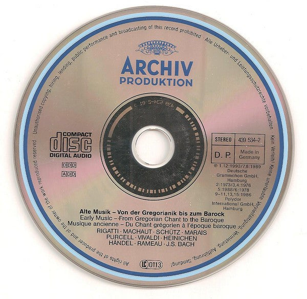 Various : The Early Music Sampler Vol. 2 (CD, Comp, Smplr)